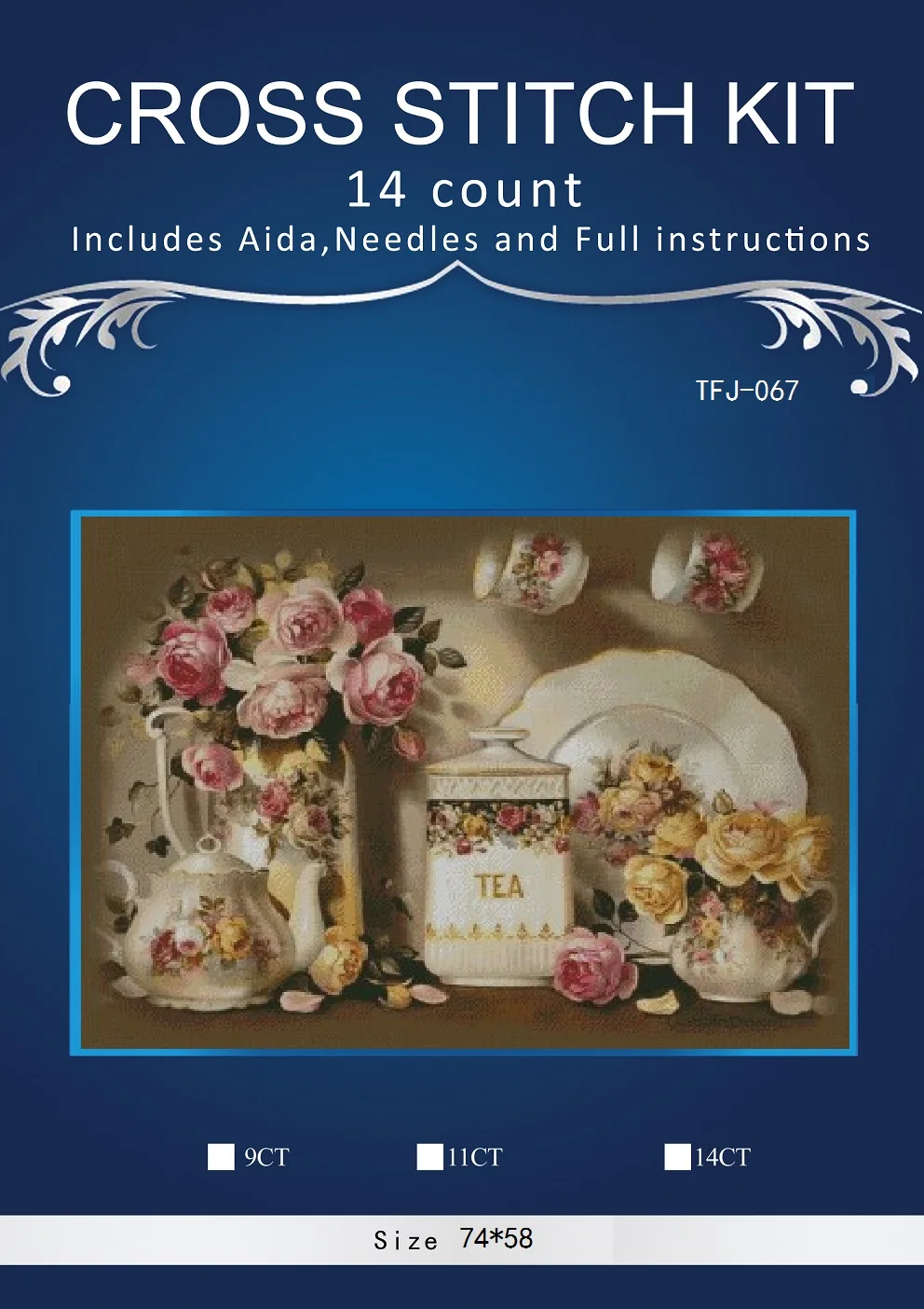 

Рукоделие, сделай своими руками, DMC Вышивка 14CT без надписей для вышивания крестиком, снег родной город искусств Счетный белый холст для выши...