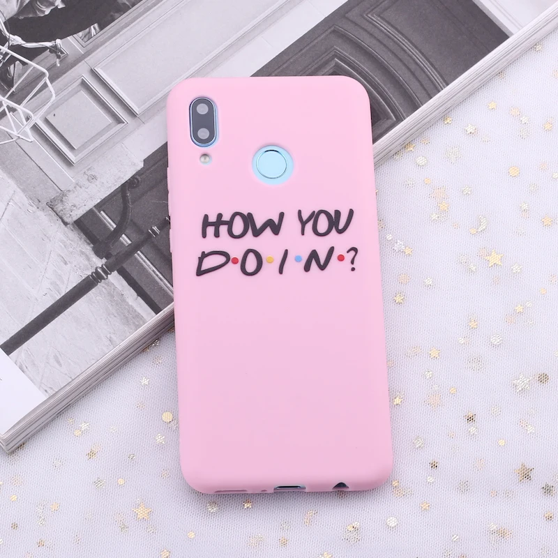

For Huawei Honor Mate 10 20 Nova P20 P30 P40 P Smart Friends Party Fun Vibes Candy Silicone Phone Case Cover Capa Fundas