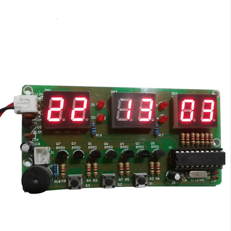 100 шт./лот C51 цифровые DIY электронные часы набор DIY Набор шесть 6 битов электронные детали и компоненты Eletronicos DIY Набор