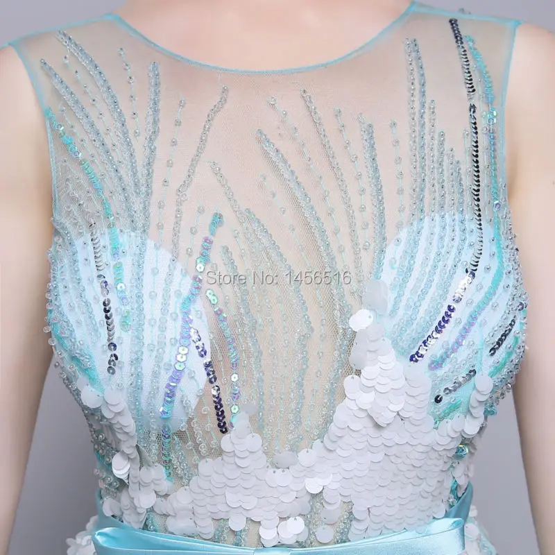 100% реальные фотографии новая линия Выпускные платья Длина пола Sheer Средства