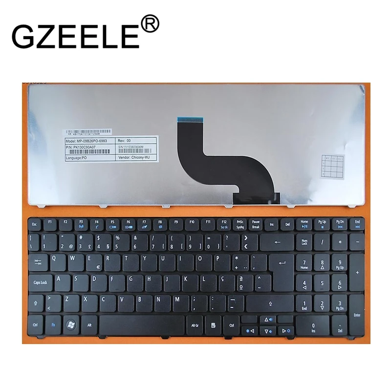 Новая клавиатура PO/BR для ноутбука Acer Aspire 5800 5552 5552g 7745 5251 5551 5551G 5553 5553G 5625 5736 7738 5740 e1-531