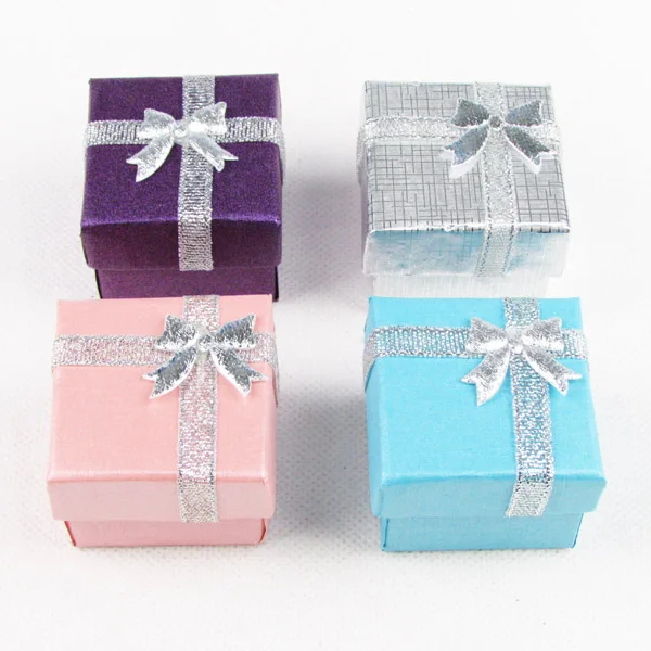 Подарочная коробка для ювелирных изделий с бантом 48 шт.|jewelry holder|gift boxgift box wholesalers |