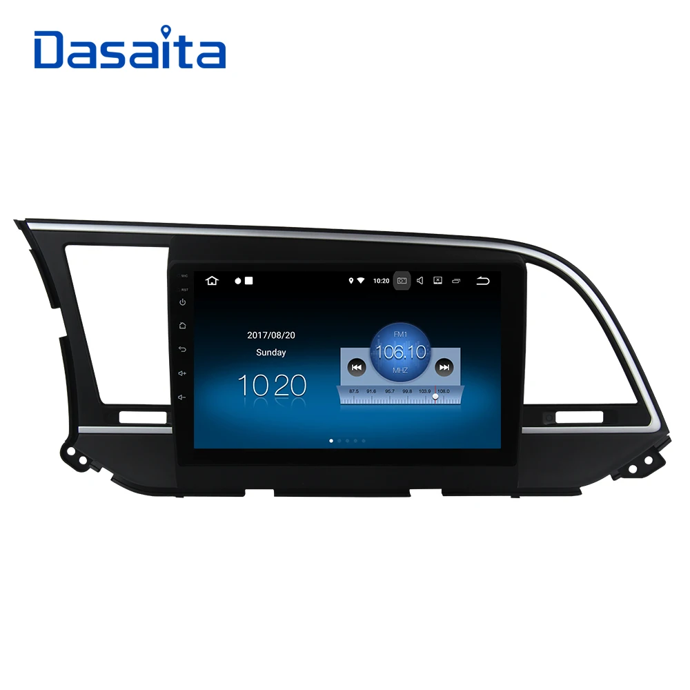 9 &quotАвторадио Andorid 7 1 для hyundai Elantra gps навигация 2016 встроенный Wifi Blueteeth 1024*600 HDMI