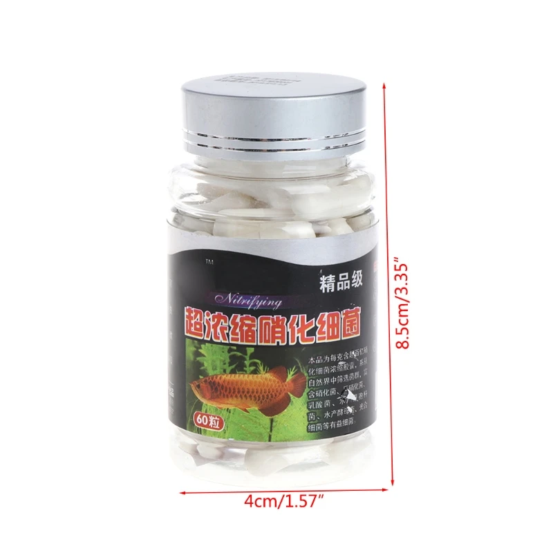 1 Bottle Nitrifying Bacteria for Fresh Water And Marine Fish Tank Aquarium Capsule | Дом и сад