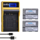 2x EN-EL3E EN EL3e Сменный аккумулятор для камеры + ЖК-Зарядное устройство USB для камеры Nikon D70 D70S D80 D90 D100 D200 D300 D300S D700