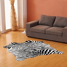 Imitation Animal Skin Carpet 140*160cm Non-slip Cow Zebra Striped Area Rugs and Carpets For Home Living Room Bedroom Floor Mat Imitation Animal Skin Carpet 140*160cm Non-slip Cow Zebra Striped Area Rugs and Carpets For Home Living Room Bedroom Floor Mat