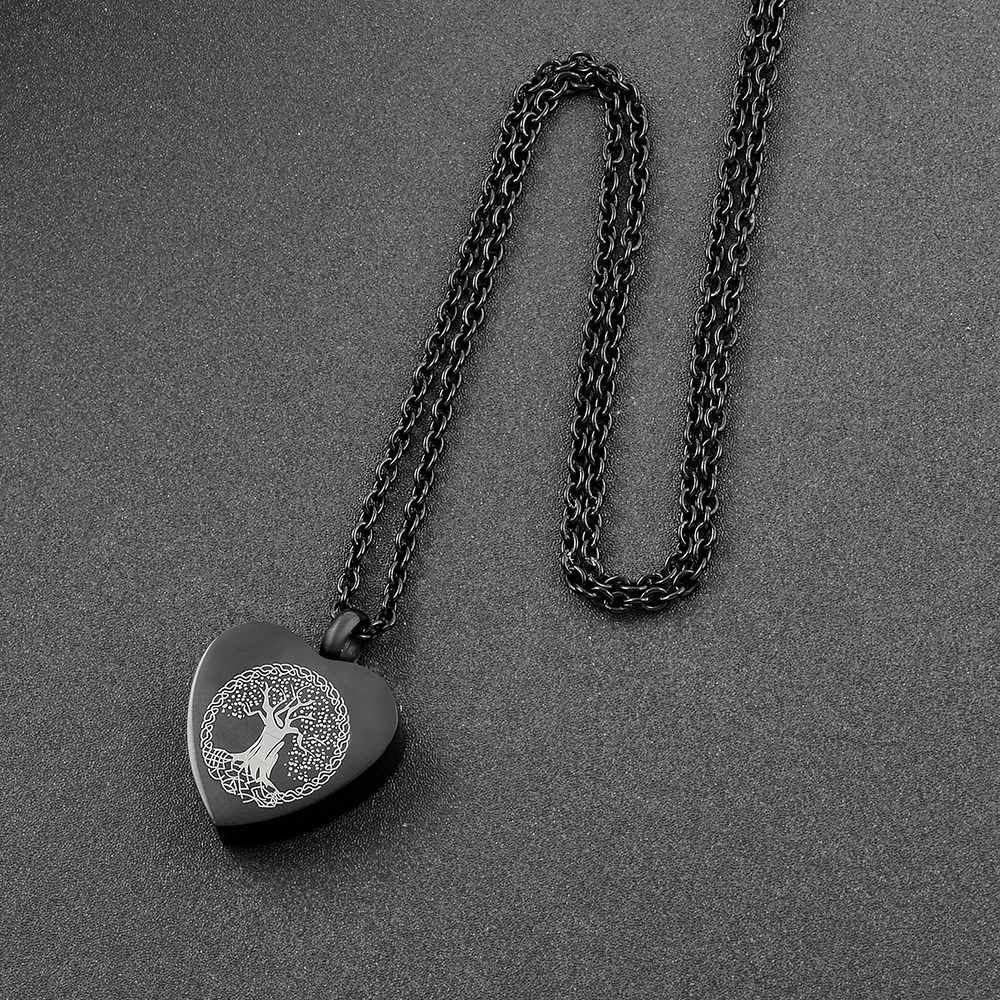 

Tree of Life Cremation Jewelry for Ashes Stainless Steel Keepsake Jewelry Memorial Urn Necklace for Human Pet Ashes