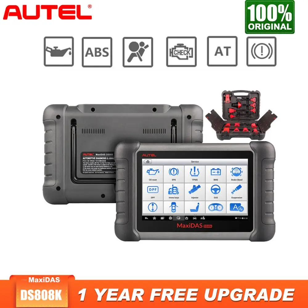 Autel Maxidas DS808K диагностический автоматический диагностический инструмент OBD2 сканер автомобильный диагностический код читатель обновленная версия DS808, DS708