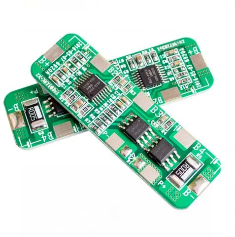 Защитная плата PCB BMS 5 шт./лот 4A 5A для 4 упаковок литий ионных батарей