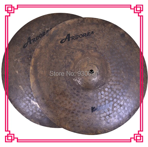 

Handmade Knight Raw cymbal,Arborea 14"hi-hat cymbal
