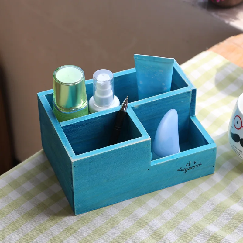 Винтажные Ретро ящики для хранения коробка из натурального дерева прочный