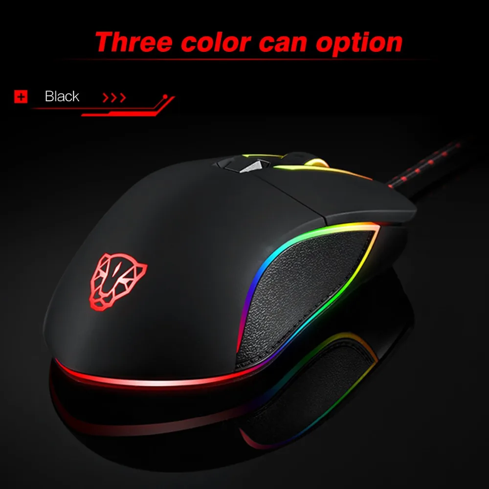 Motospeed V30 профессиональная Проводная игровая мышь 3500 dpi оптическая USB компьютерная мышь геймерские мыши X7 Android IOS Silent Mause для ПК