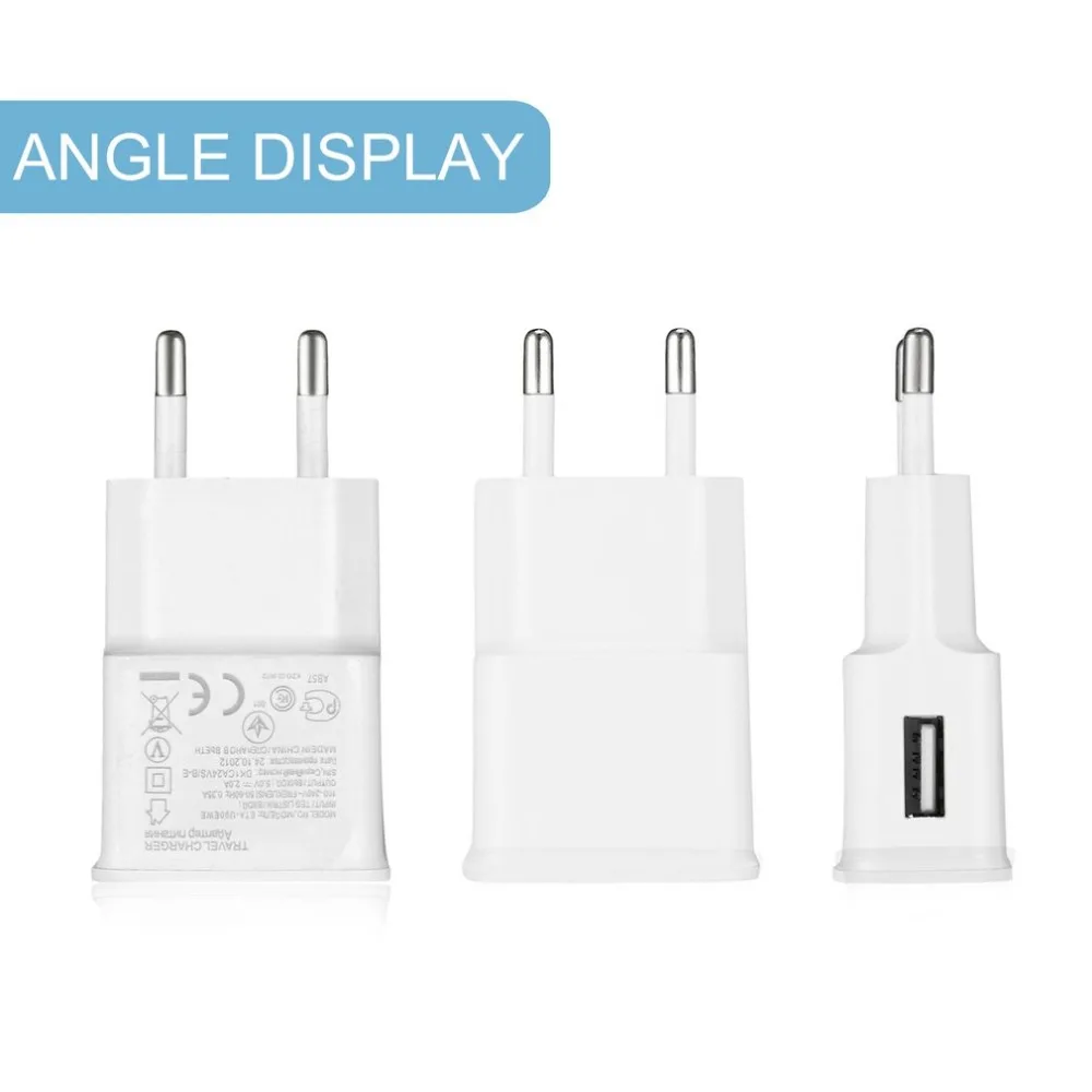 

Onleny Fast Charging Universal Single USB port phone Charger 7100 Travel Charger Adapter Portable EU Plug For Samsung cellphones