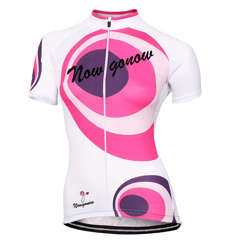NEW Women Hot JIASHUO PINK RACING Team Bike Pro Cycling Sets / Jersey +Bib Shorts Breathable Gel Pad Ropa CICLISMO MAILLOT | Спорт и