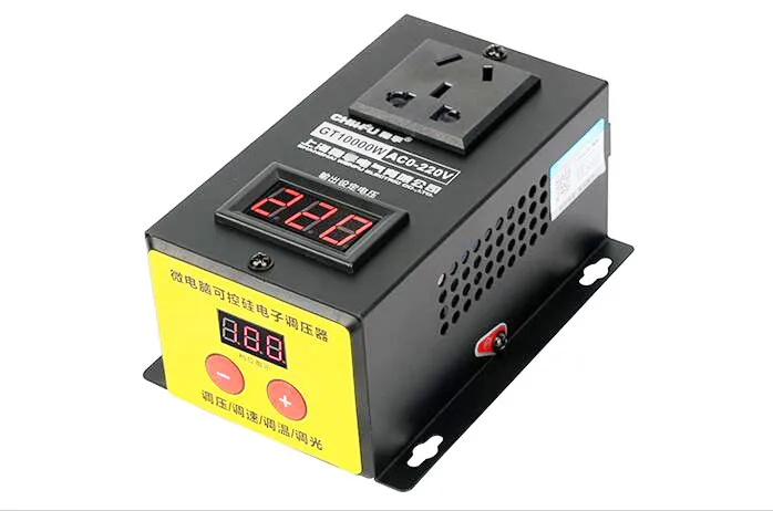 AC 220V 10000W Высокоточный Регулируемый тиристорный электронный регулятор напряжения электронный регулятор скорости/температуры кремния