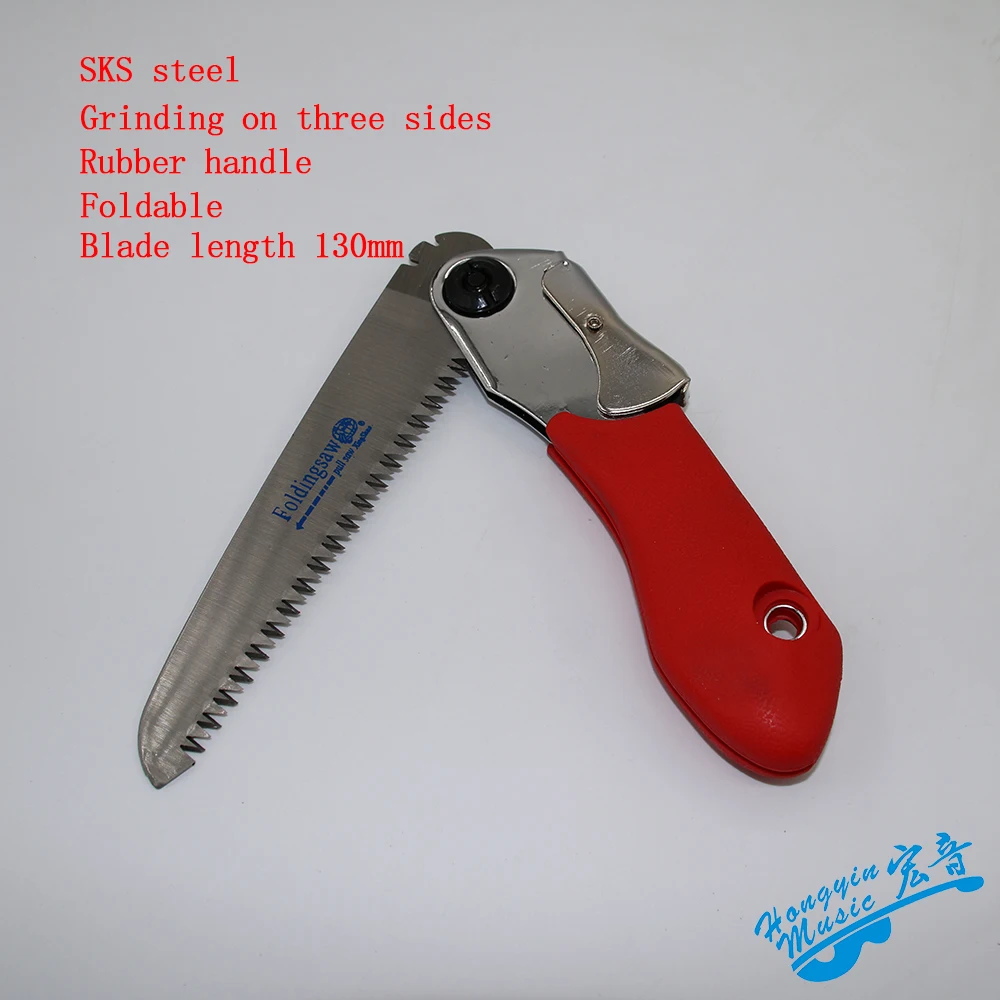 SKS Steel Hacksaw Складная пила 130 мм длина лезвия Садовая с трех сторон резиновая ручка