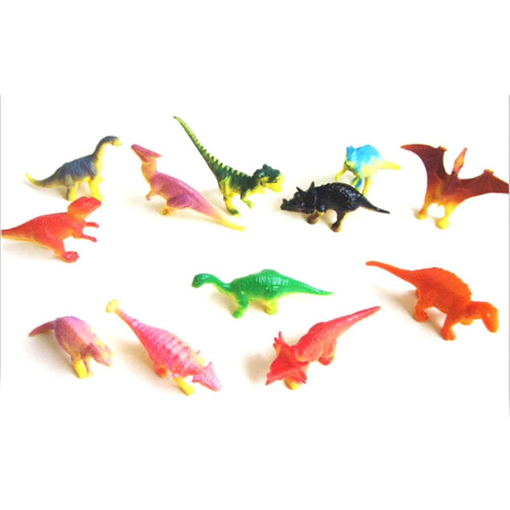

12pcs/set Action & Figures Dinosaur Toy Plastic Play Dinosaur Model Best Gift for Boys