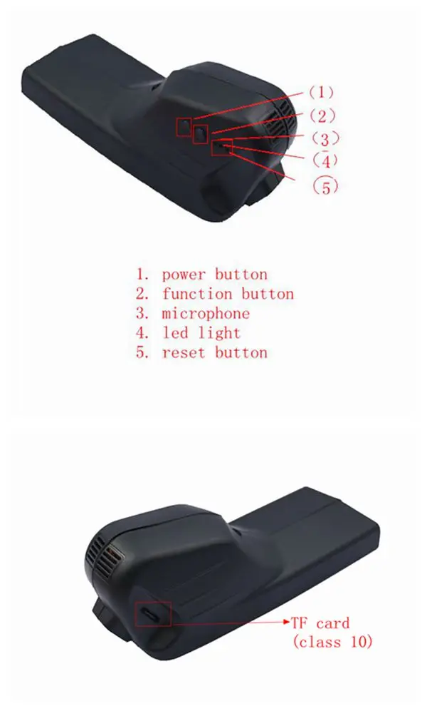 구매 PLUSOBD 특수 자동차 DVR BMW X5 F15 무선 자동차 전면보기 카메라, Novatek 96655 야간 투시경 대시 캠, 알루미늄 합금 포함