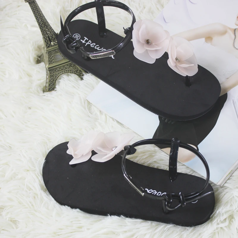 Женские богемные Шлепанцы плоские повседневные босоножки Short 2017|sandals slippers|casual