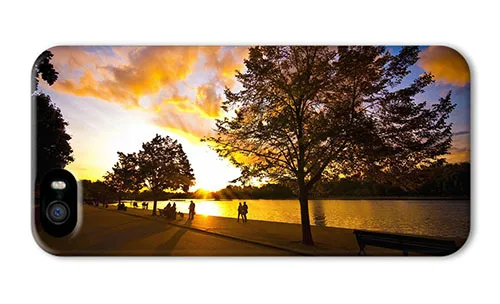 Free Shipping Hipster for iPhone 5 sale cover sunset river walk 5/5S|hipster style|hipster handbagshipster tee |