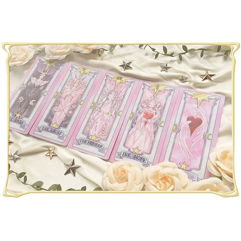 Cardcaptor Sakura Косплей искатель карт Sakura 56 шт. карты с розовым Клоу Волшебная книга Хэллоуин карнавал 2 типа