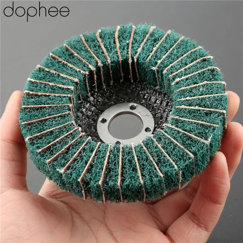 Dophee 100 мм 4 &quotАксессуары Dremel Синяя Нейлоновая пластина фотодиск для угловой