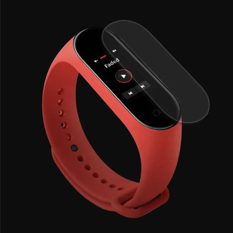 Screen Protector Anti Scratch HD Glass Film Cover Case for Xiaomi Mi Band 4 Smart Bracelet Wearable accessories | Электроника