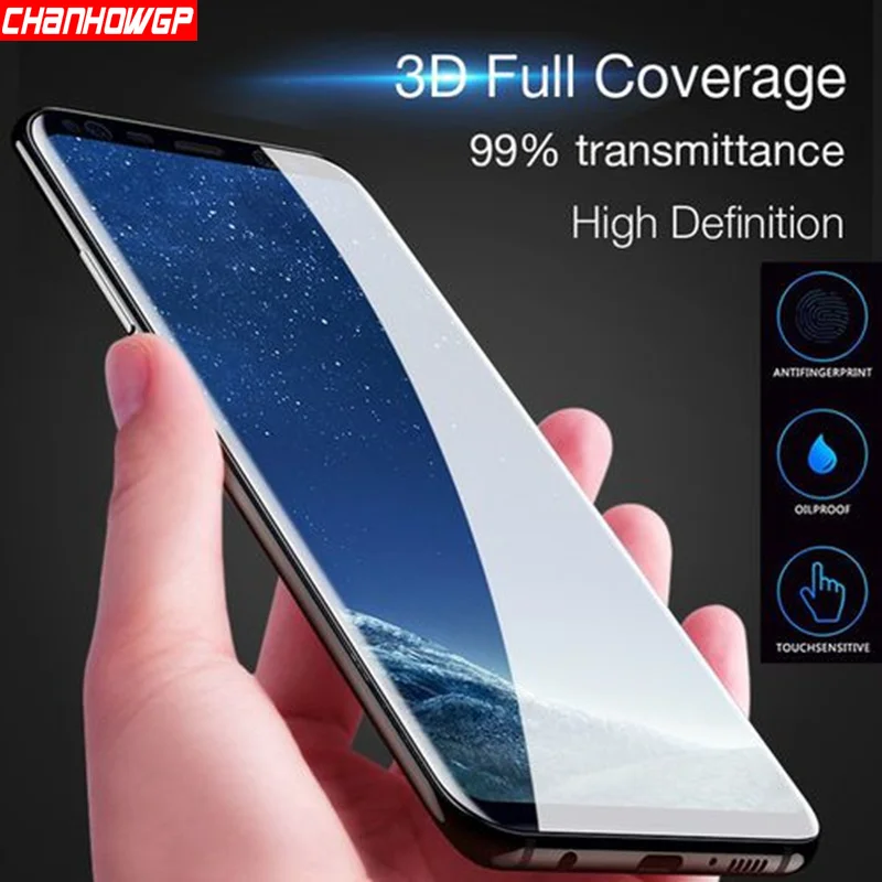 Полное изогнутое защитное покрытие для экрана Samsung Galaxy S9 S8 Plus S7 S7edge S6 edge Note 8 9 S6edge