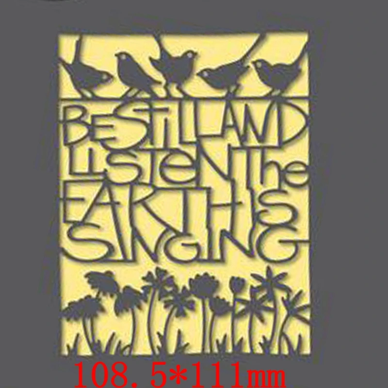 Лучшие Land Birds рама металлические трафареты для пресс-формы для ручная работа Скрапбукинг декорирование тиснение поставщик бумаги ремесло высечки