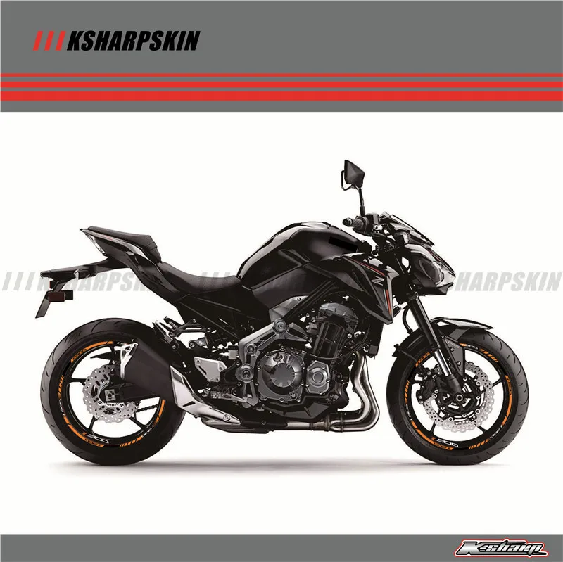 

12 X Thick Edge Outer Rim Sticker Stripe Wheel Decals FIT ALL kawasaki Z900