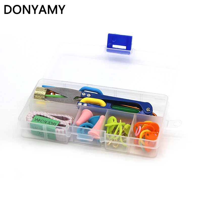 DONYAM 1 Комплект домашний DIY Набор инструментов для вязания крючком Крючки стежка