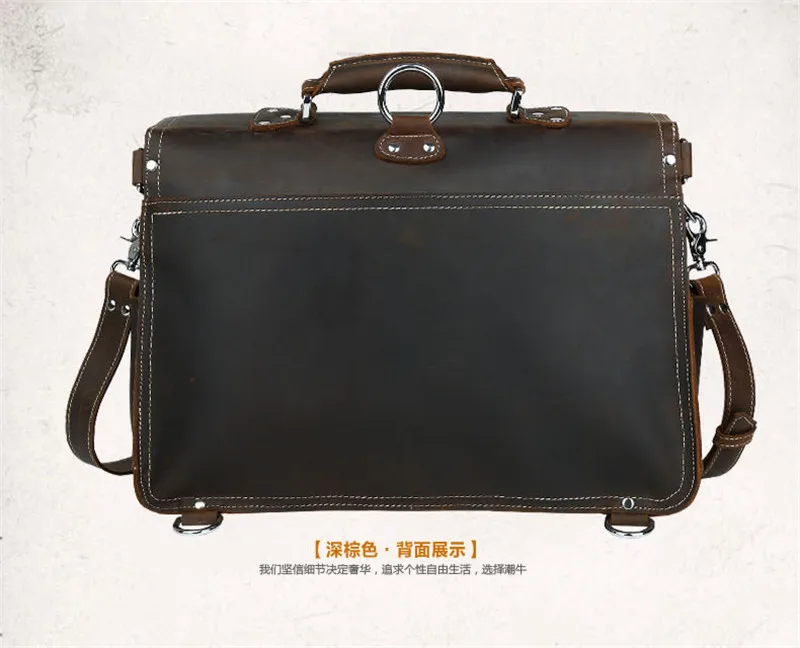 Рюкзак из 100% натуральной кожи мужская сумка на плечо винтажный рюкзак для