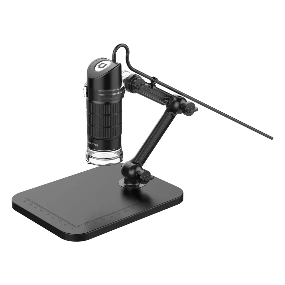 Цифровой USB HD электронный микроскоп экспозиция 500X 800X 1000X с 8 Светодиодная лампа
