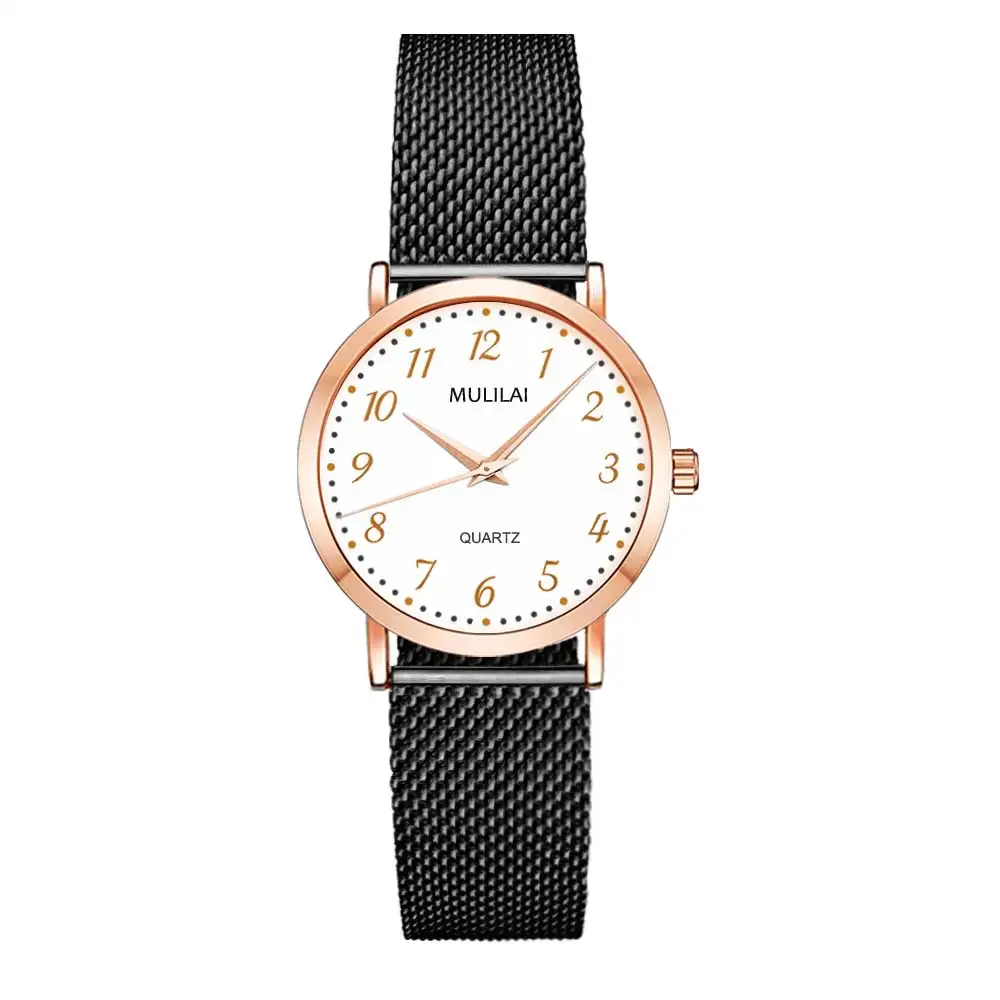 7529 Black Rose Розовое золото dw стильные женские часы модные дамские Брендовые женские кварцевые наручные часы женские наручные часы с кожаным ремешком Relogio feminino - Цвет: 7529 Black Rose