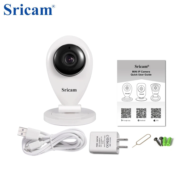 Оригинальный Sricam IP камера HD 720 P Wi Fi P2P мини Видеоняни и радионяни Smart ONVIF