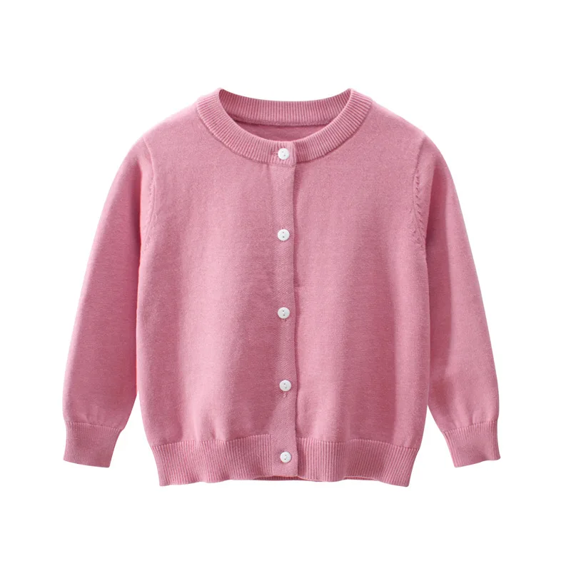 CYSINCOS Baby Boys Girls Cardigan Autumn Cotton Sweater Top Children Boys Girls Knitted Cardigan Sweater Kid Spring Clothes