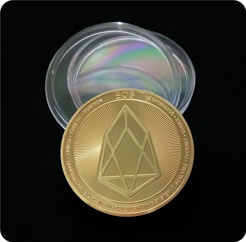 Валюта грейпфрута Виртуальная металлическая памятная монета EOS экспортная