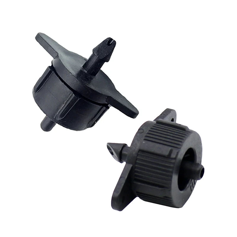 Капельница с компенсацией давления 1/4 дюйма для неровного полива земли, сельского хозяйства, 200 шт.