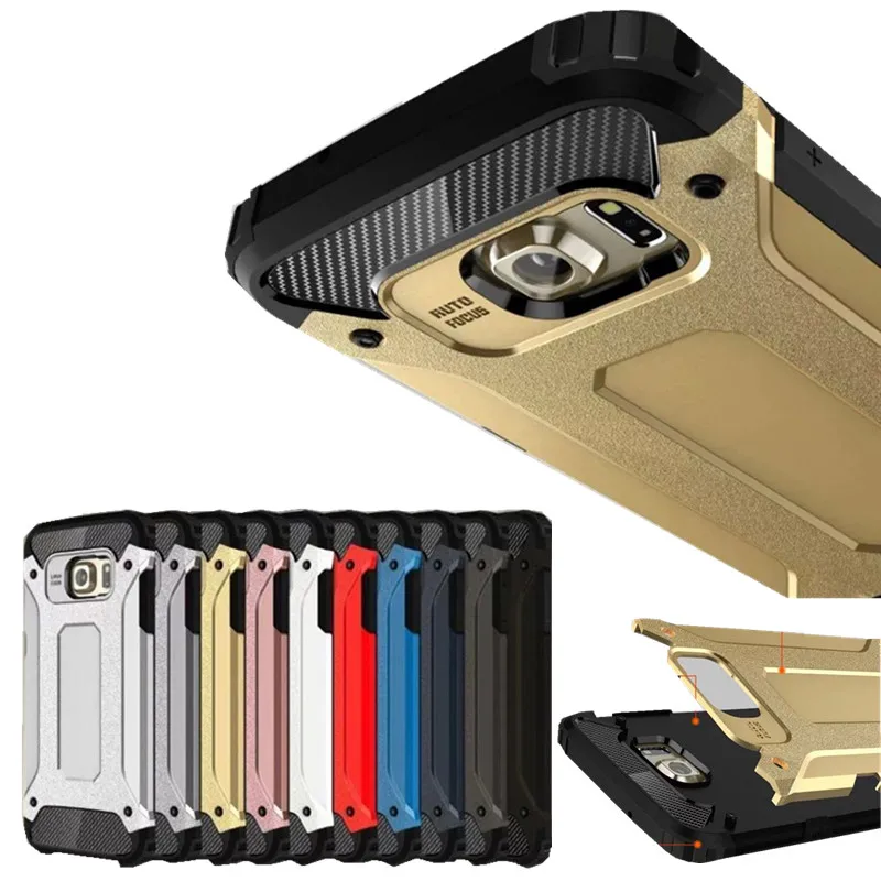 Роскошные Алмаз броня ТПУ + PC уникальный случай телефон для Samsung C5 J5 J7 пластика