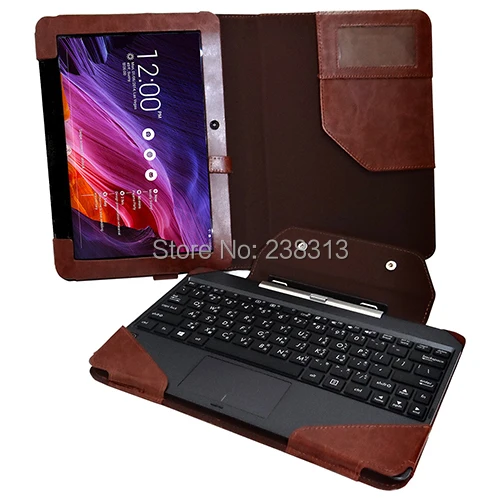 Чехол книжка Crazy Horse для ASUS кожаный чехол с подставкой и клавиатурой Transformer Pad TF0310C