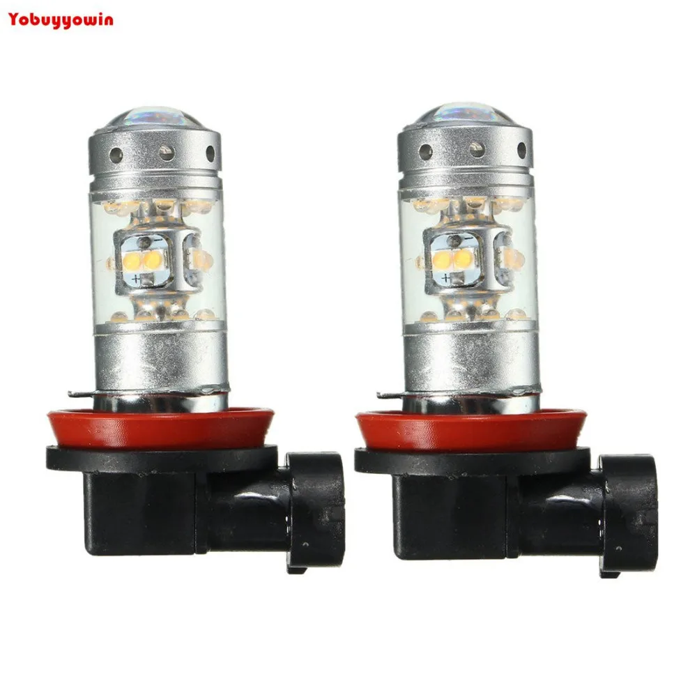 Лампа подсветка 12 в e 24 В H11/H8 28 Led Cree Chips 1200 lumens Farol Neblina Milha Drl для Ford Focus 2011 2016 Honda Hrv Hr