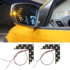 2X для Renault Megane 2 3 Duster Clio 2 Symbol Logan Captur Scenic 2 Лагуна 2 1 зеркало заднего вида, указатель поворота, светильник