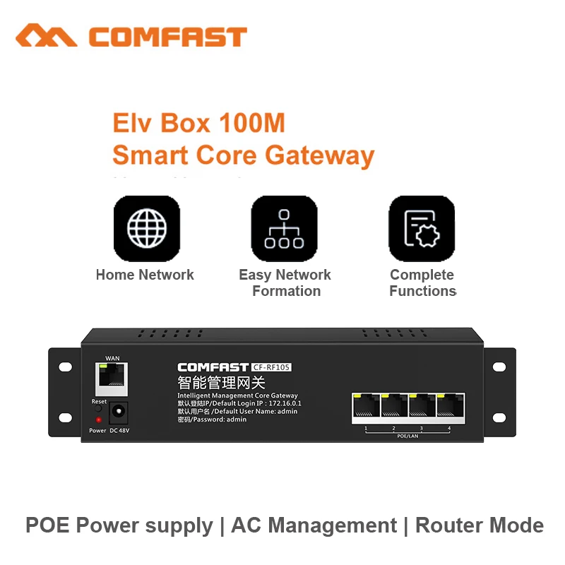 Comfast CF RF105 650 МГц AC Wi Fi Poin балансировки нагрузки шлюз маршрутизации ядерный мульти