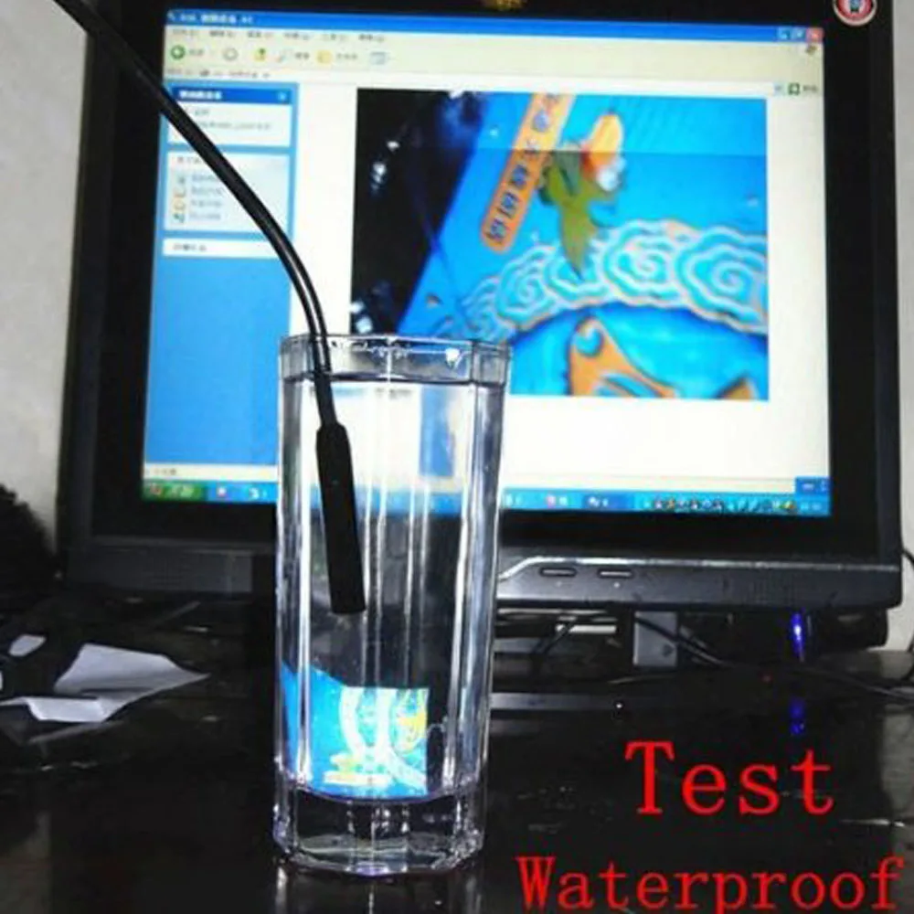 Водонепроницаемый 7 мм USB инспекции эндоскоп бороскоп Змея Область с снимок