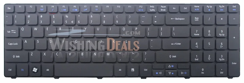 Новый для Acer Aspire 7235 г 7250 7251 7336 7339 США UI черная клавиатура|keyboard for acer|keyboard acer aspireus
