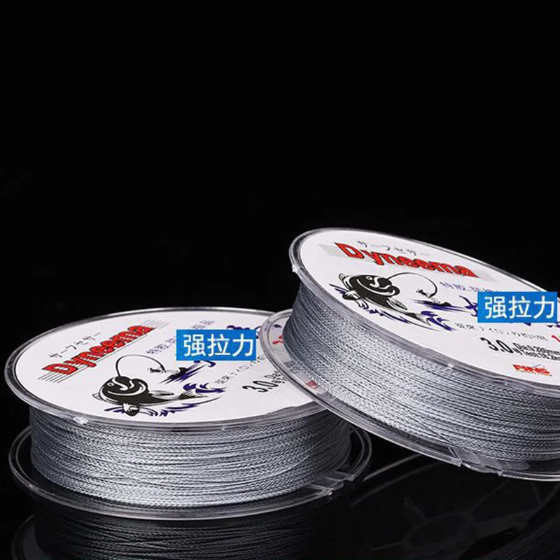 Леска рыболовная плетеная 4 нити 100 м серая|pe line|multifilament line4 strands |