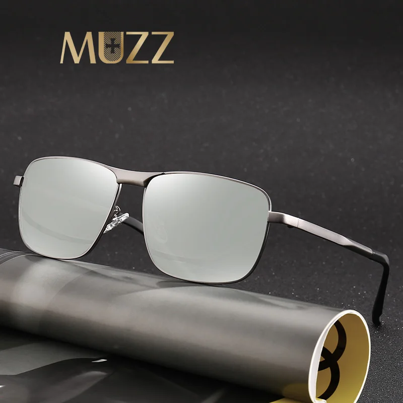 MUZZ 2018 Новые поляризованные солнцезащитные очки Хамелеон обесцвечивание для