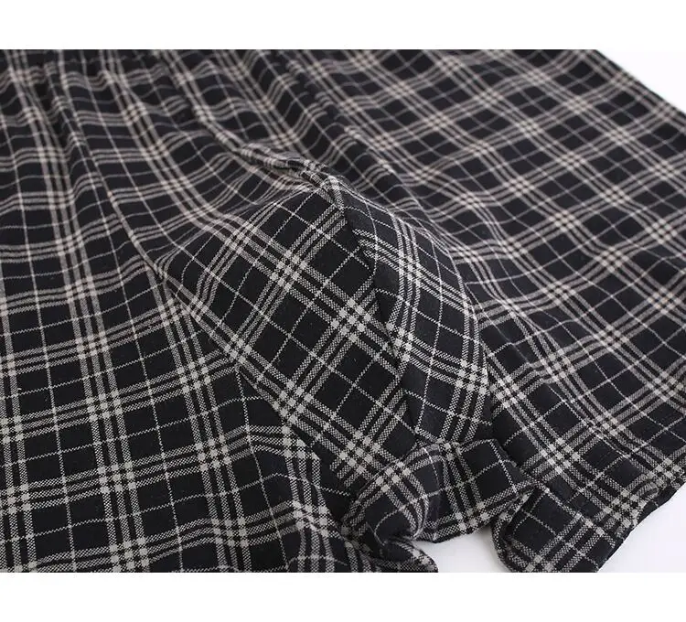 4 pcs/lot Men Underwear Cotton Classic Plaid Boxers Loose Shortsboxer Men's Panties Home Underpants Plus Size boxer homme | Мужская