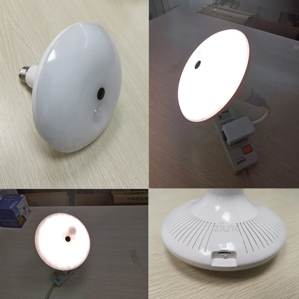 ZILNK 3MP рыбий глаз лампа Wifi камера 360 градусов панорамный светильник HD двухсторонняя аудио Беспроводная камера лампа IP IR 10 м ночное видение