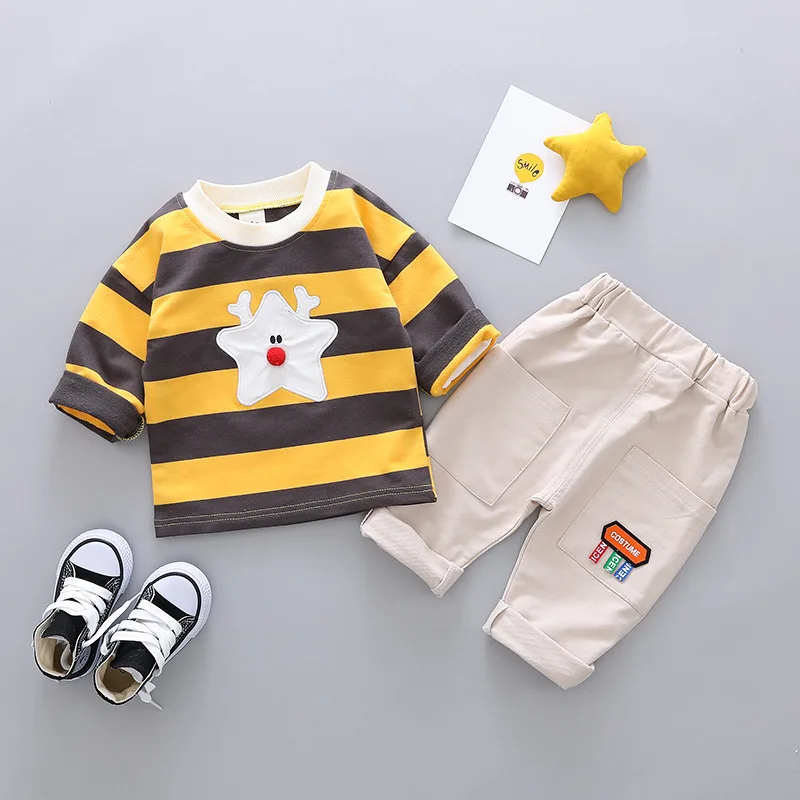 Baby Boy Clothes Set Infant Clothing 2019 Outfit Sports Suit for Top Pants 2pcs Kids Outfits Toddler |